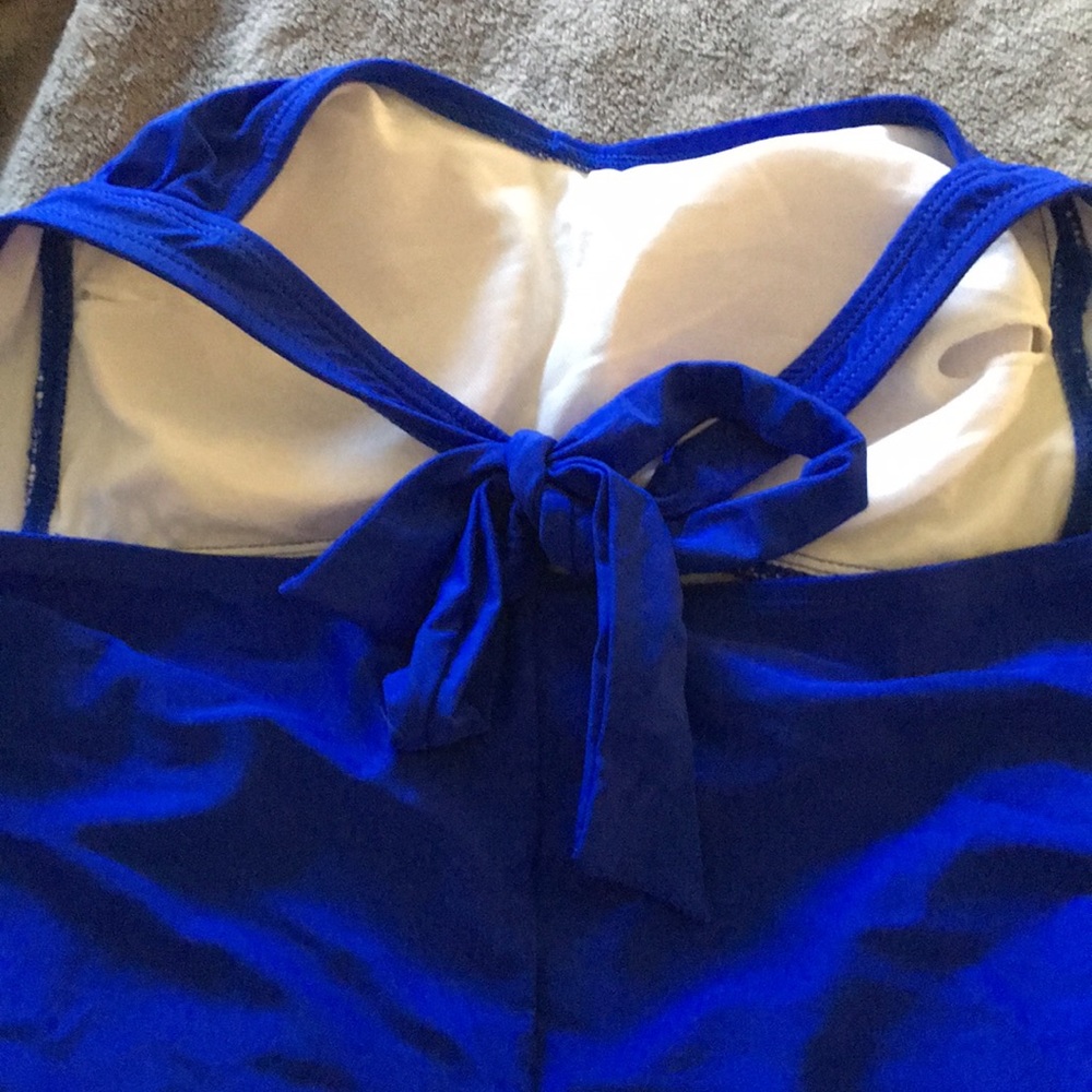 BoyLeg Ruched Swimsuit - Picture 4 of 8